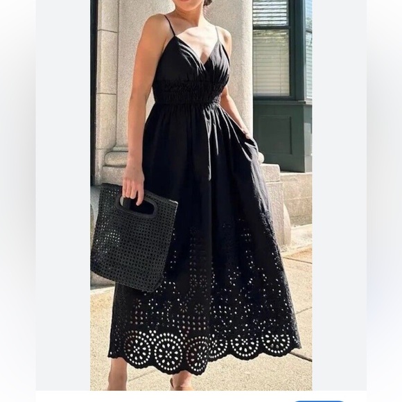 dress jeans ladies Bridesmay Cocktail Dresses for Women 2024 Wedding Guest Midi with Lovers + Friends Fio Color:Slate Blue with quilted yoke
